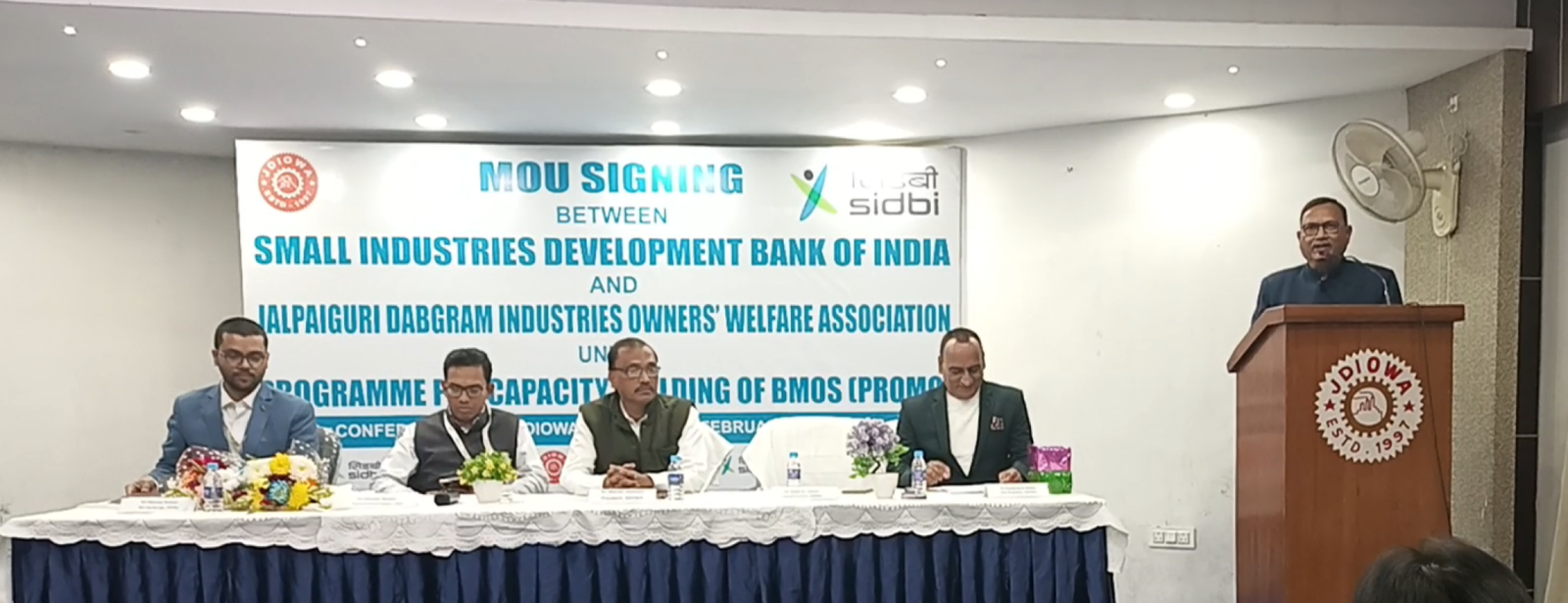 SIDBI MOU Signed by JDIOWA on 07.02.2025